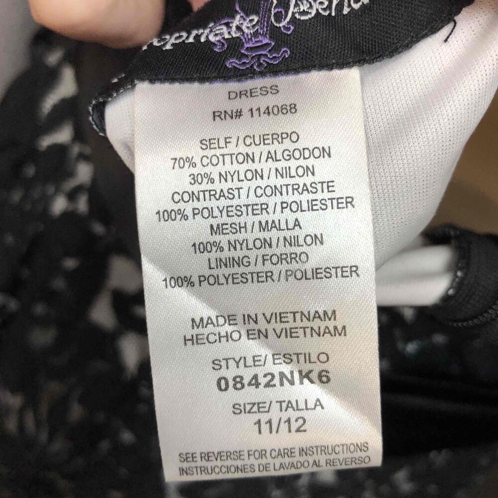 Appropriate Behavior Black Lace Strapless Tie Wai… - image 7